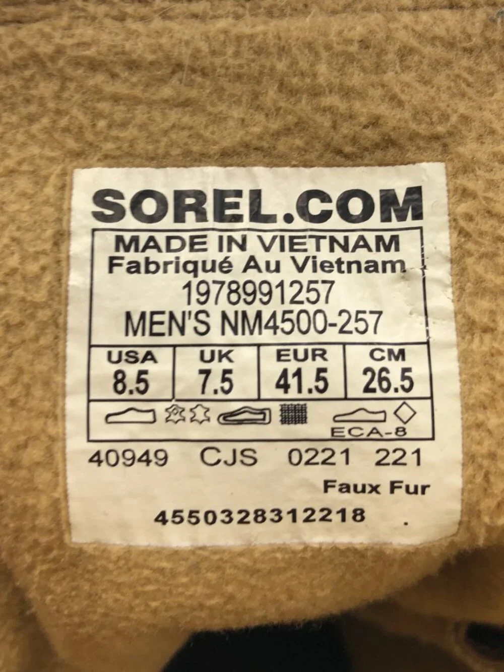Sorel Explorer WP Leather Winter Snow Boots 8.5